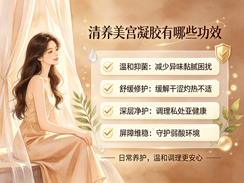 清养美宫抑菌软凝胶用法_清养美宫抑菌软凝胶功效