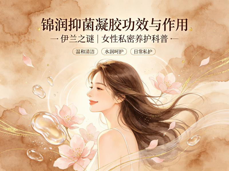 锦润抑菌凝胶作用解析｜温和抑菌，守护私密微生态平衡
