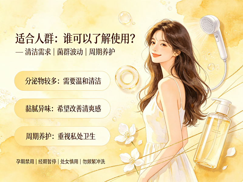 神秘之花私护抑菌洗液适合哪些人_内置洗液作用是什么