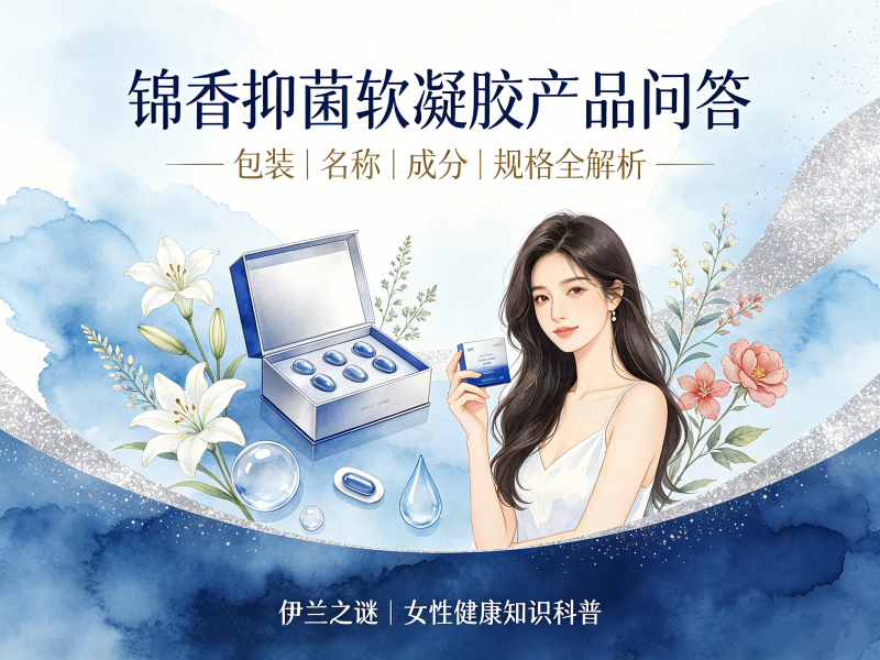 锦香抑菌软凝胶产品问答：包装、名称、成分、规格全解析
