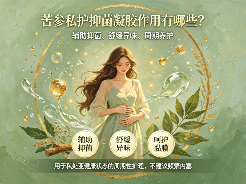 苦参私护抑菌凝胶是什么_苦参私护抑菌凝胶作用有哪些 苦参私护抑菌凝胶是什么_苦参私护抑菌凝胶作用有哪些