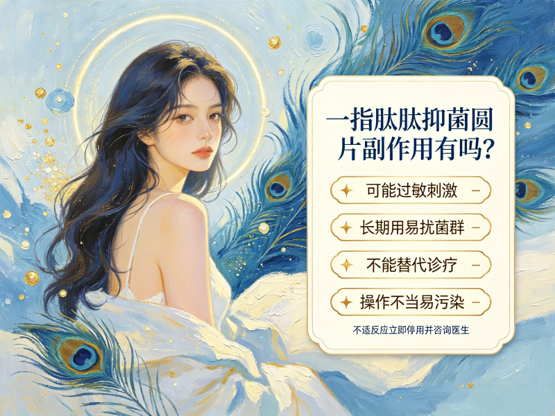 一指肽肽抑菌圆片怎么塞进去了_一指肽肽抑菌圆片副作用有吗