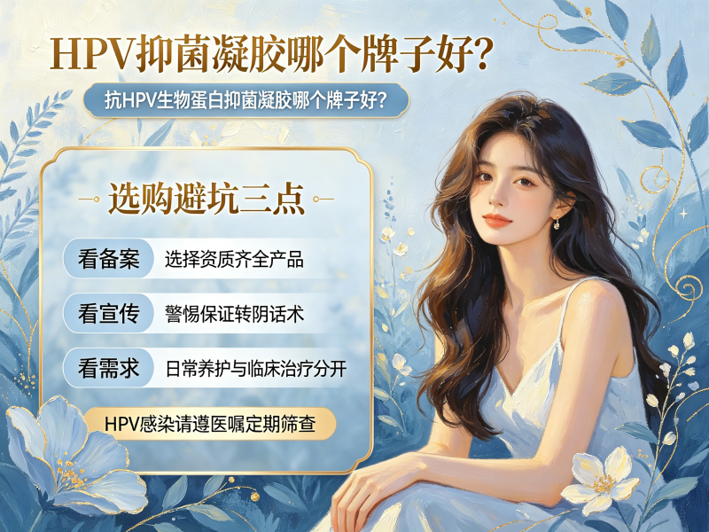 hpv抑菌凝胶哪个牌子好_抗hpv生物蛋白抑菌凝胶哪个牌子好