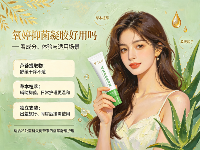 女性芦荟止痒抑菌凝胶选哪家_氧婷抑菌凝胶好用吗