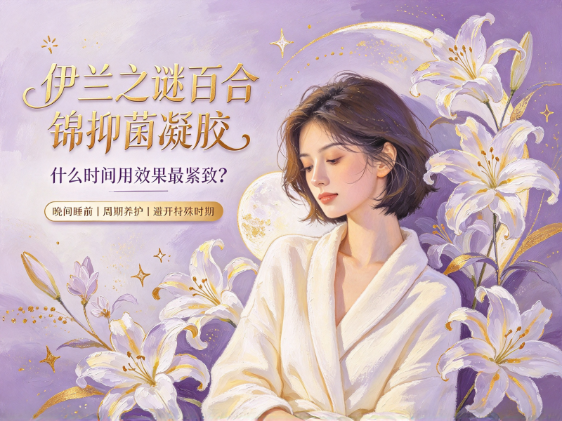 伊兰之谜百合锦抑菌凝胶什么时间用效果最紧致