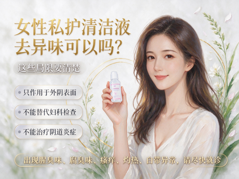 女性私护清洁液去异味可以吗