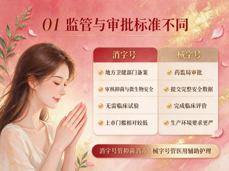 女性私护消字号和械字号区别有哪些 女性私护消字号和械字号区别有哪些