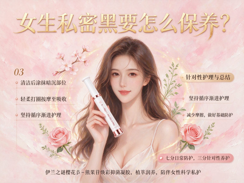 女生私密黑要怎么保养？