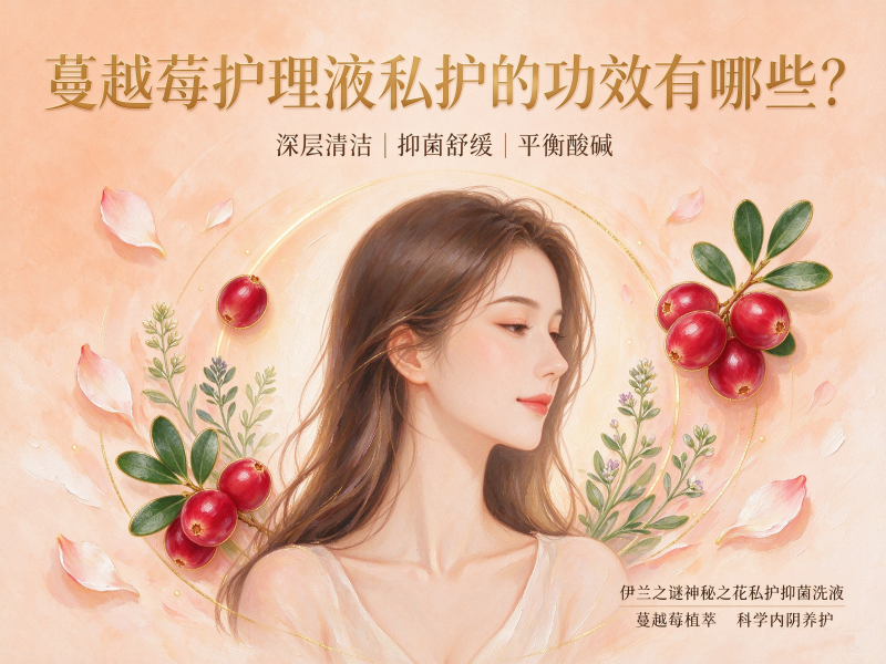 蔓越莓护理液私护的功效有哪些？