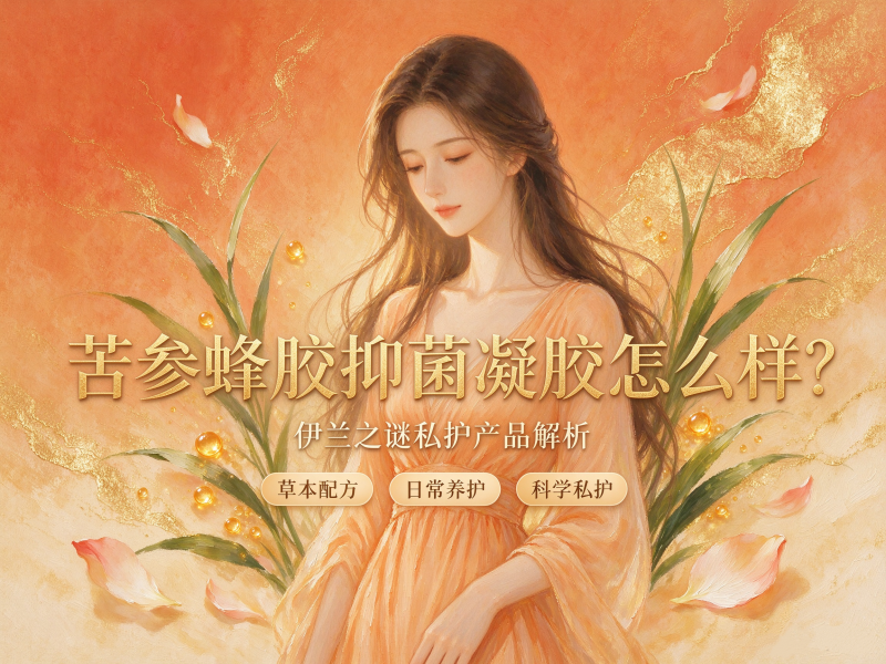 苦参蜂胶抑菌凝胶怎么样？