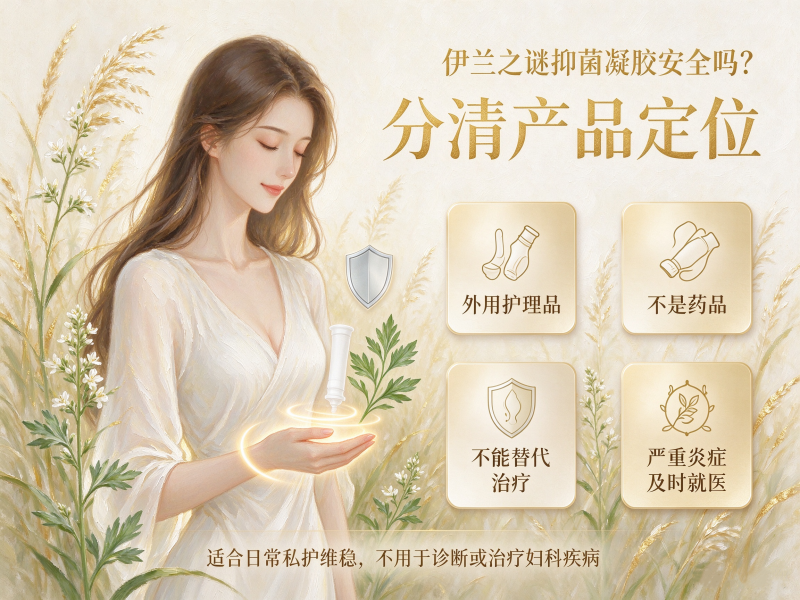伊兰之谜抑菌凝胶安全吗？