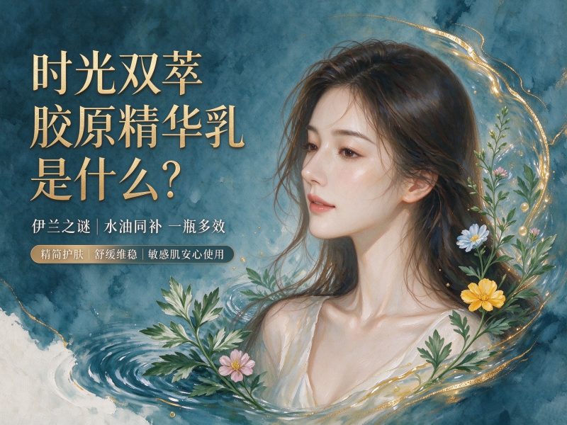 时光双萃胶原精华乳是什么？