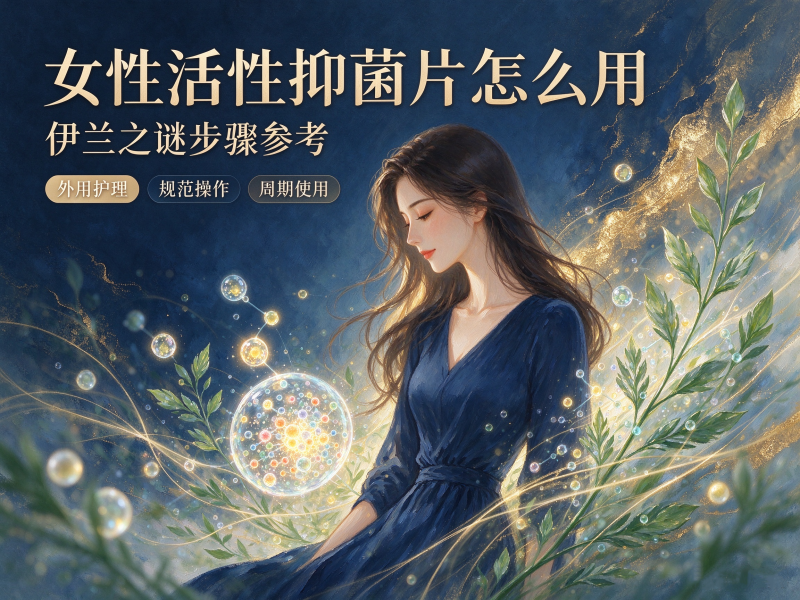 女性活性抑菌片怎么用？