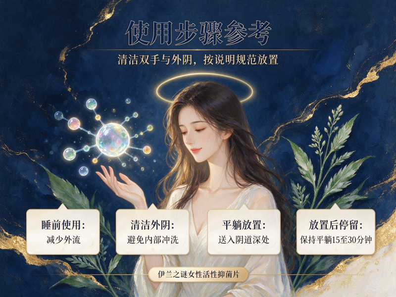 女性活性抑菌片怎么用？