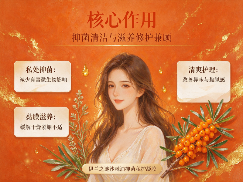 沙棘油抑菌私护凝胶有什么作用? 沙棘油抑菌私护凝胶有什么作用?