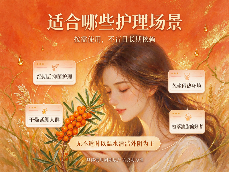 沙棘油抑菌私护凝胶有什么作用? 沙棘油抑菌私护凝胶有什么作用?