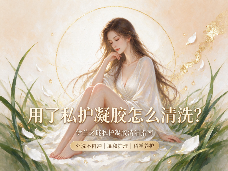 用了私护凝胶怎么清洗？
