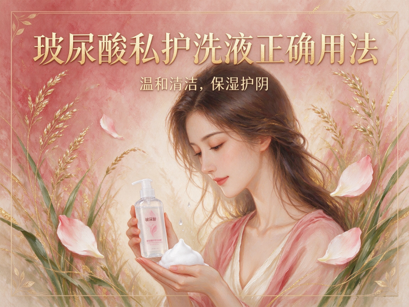 玻尿酸私护洗液正确用法