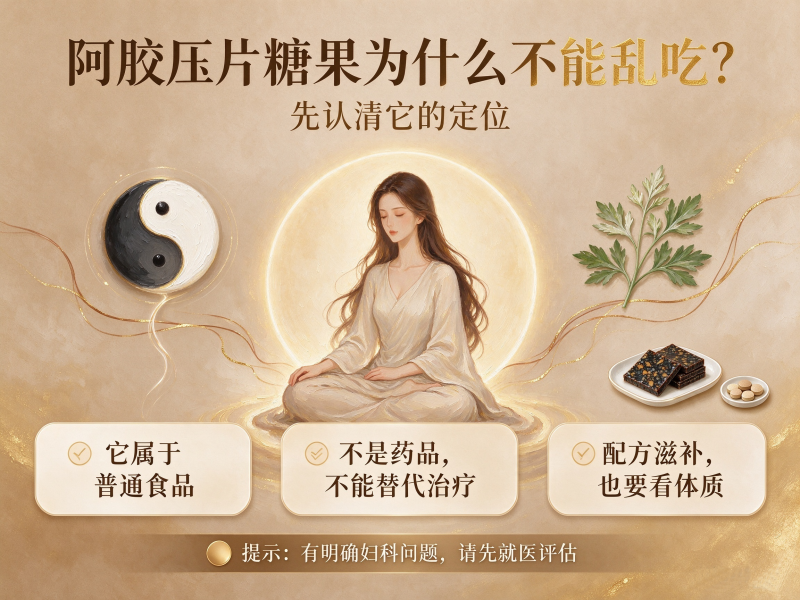 阿胶压片糖果为什么不能乱吃？