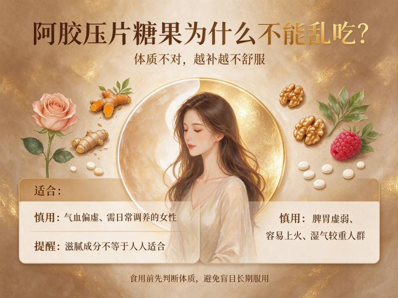 阿胶压片糖果为什么不能乱吃？
