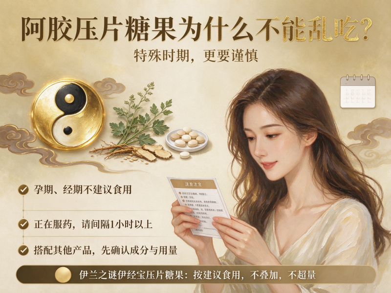 阿胶压片糖果为什么不能乱吃？