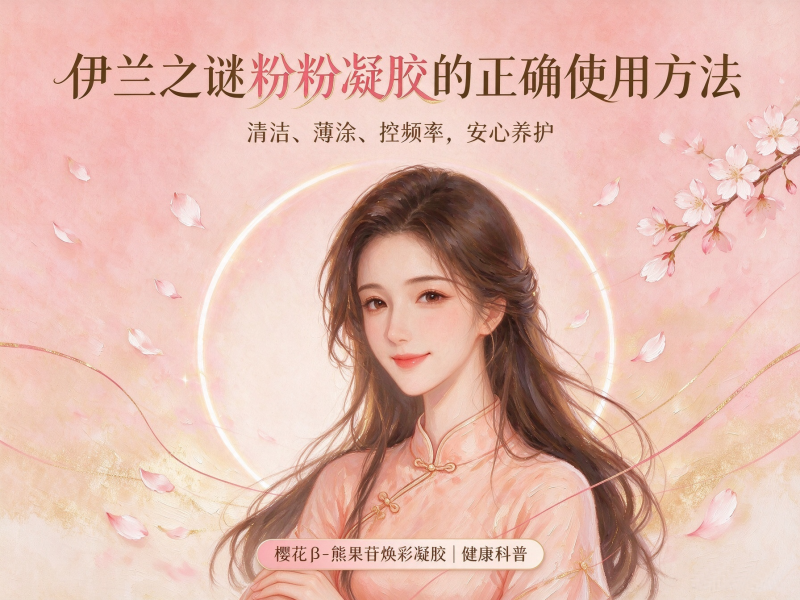 伊兰之谜粉粉凝胶的正确使用方法