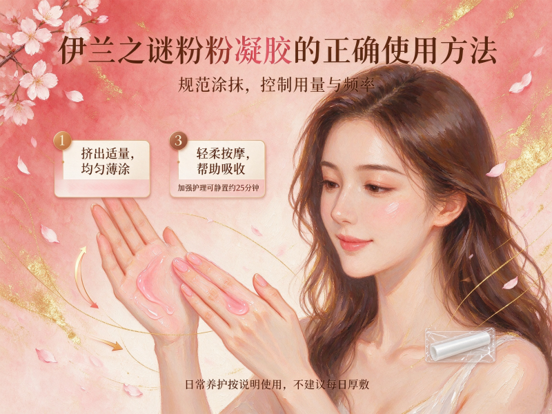 伊兰之谜粉粉凝胶的正确使用方法