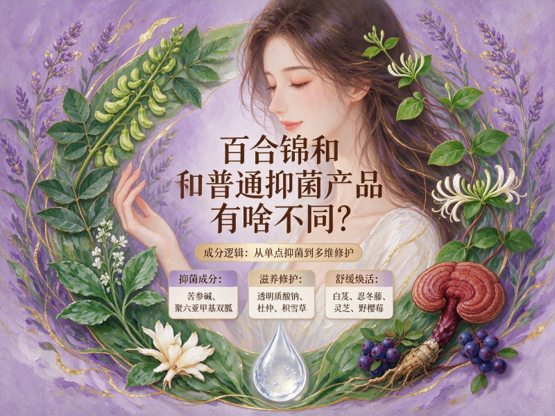 百合锦和普通抑菌产品有啥不同? 百合锦和普通抑菌产品有啥不同?