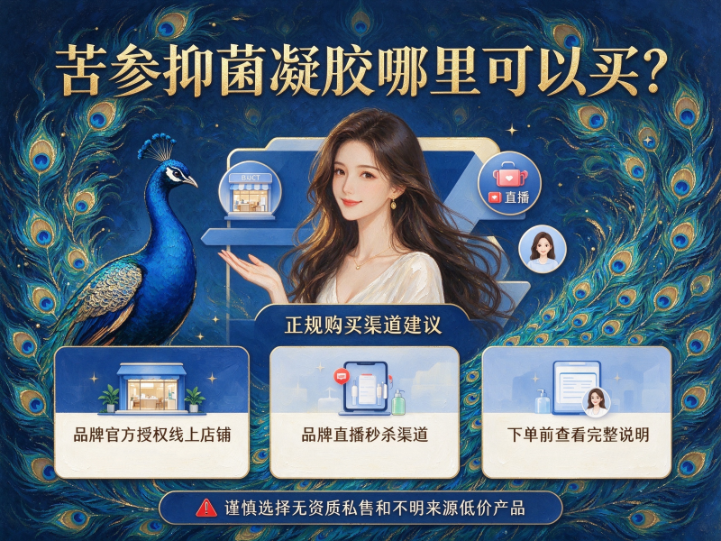 苦参抑菌凝胶哪里可以买？