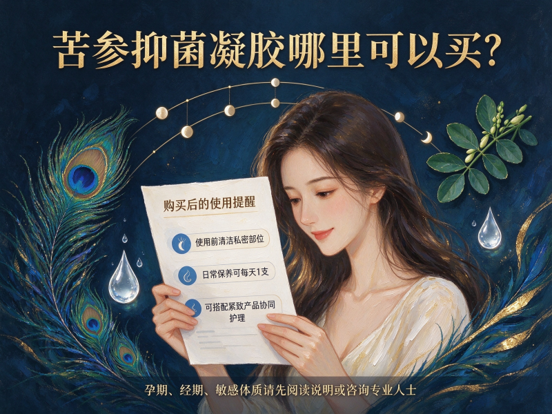 苦参抑菌凝胶哪里可以买？