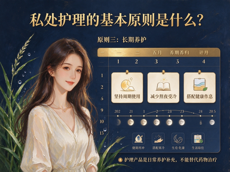私处护理的基本原则是什么？