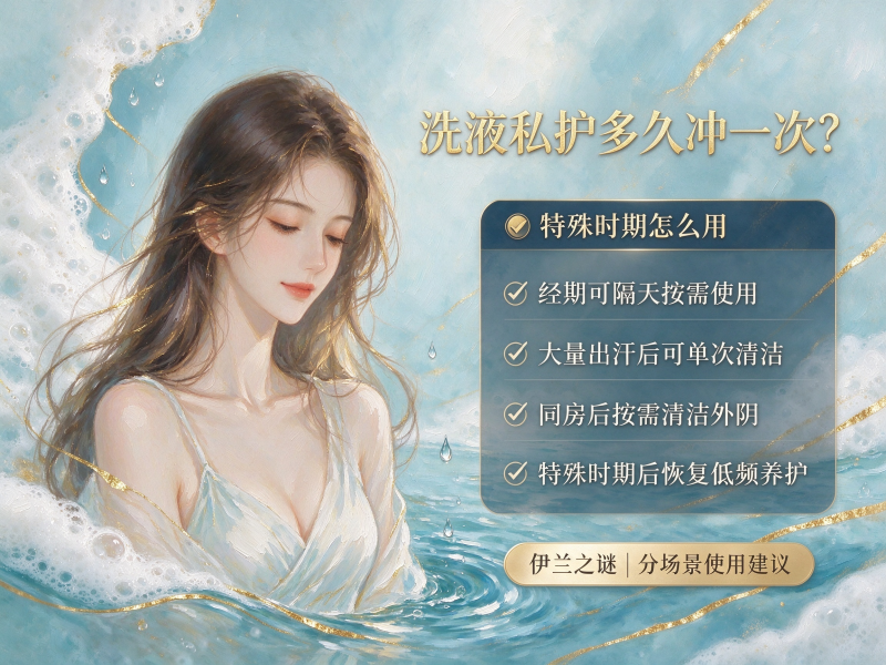 洗液私护多久冲一次? 洗液私护多久冲一次?