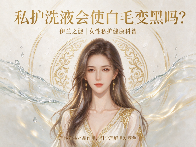 私护洗液会使白毛变黑吗? 私护洗液会使白毛变黑吗?