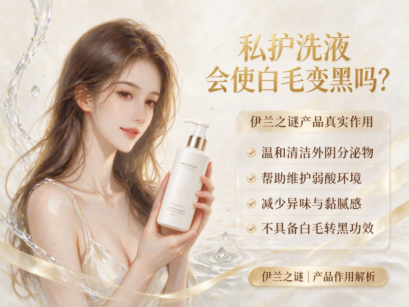 私护洗液会使白毛变黑吗? 私护洗液会使白毛变黑吗?