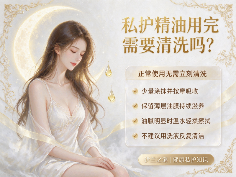 私护精油用完需要清洗吗？