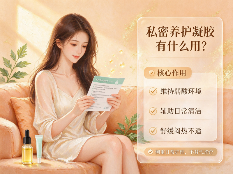 私密养护凝胶有什么用？