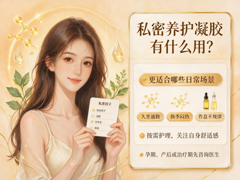 私密养护凝胶有什么用？