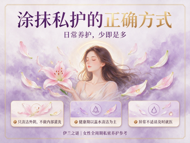 女性私护涂抹什么好用？