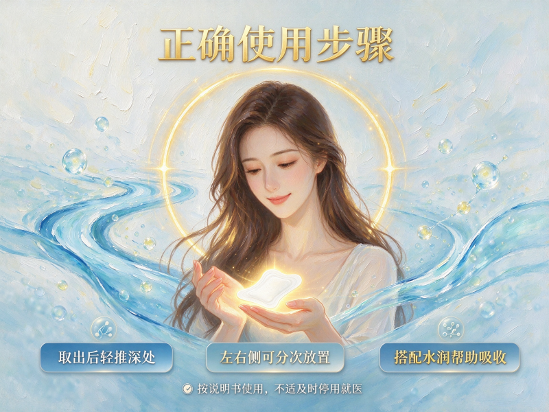 紧润抑菌片怎么使用？