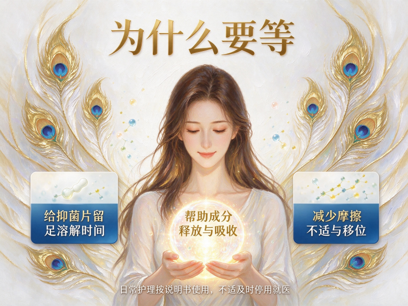 用了抑菌片多久能同房？
