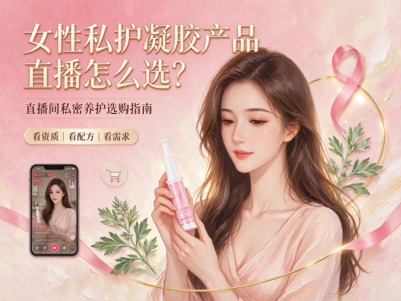 女性私护凝胶产品直播怎么选？