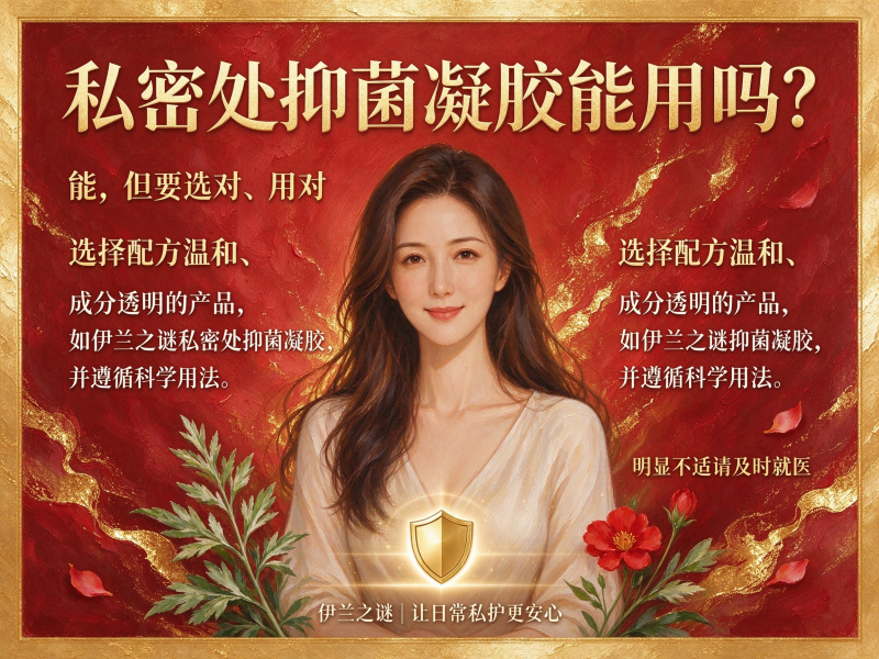 私密处抑菌凝胶能用吗? 私密处抑菌凝胶能用吗?