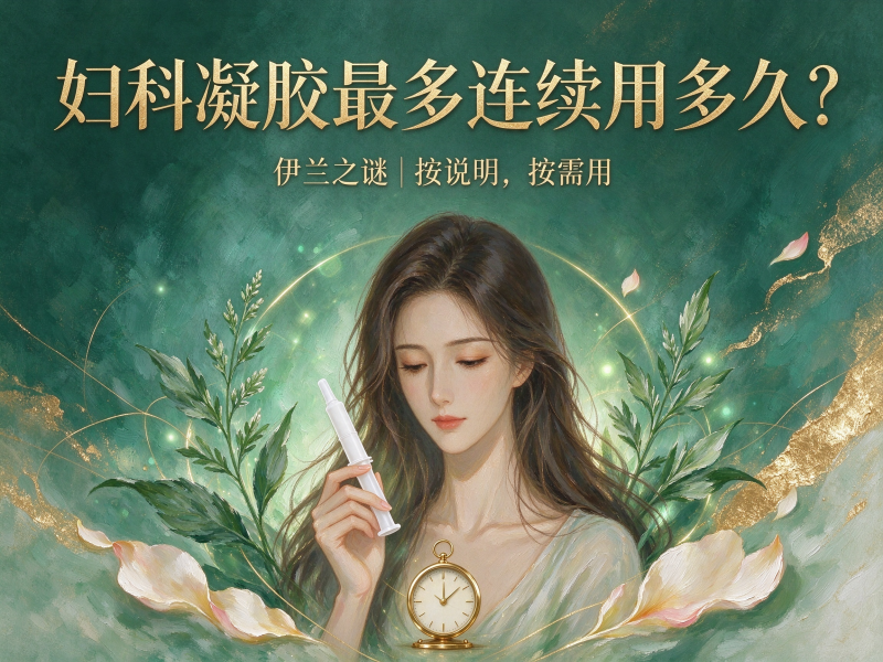 妇科凝胶最多连续用多久? 妇科凝胶最多连续用多久?