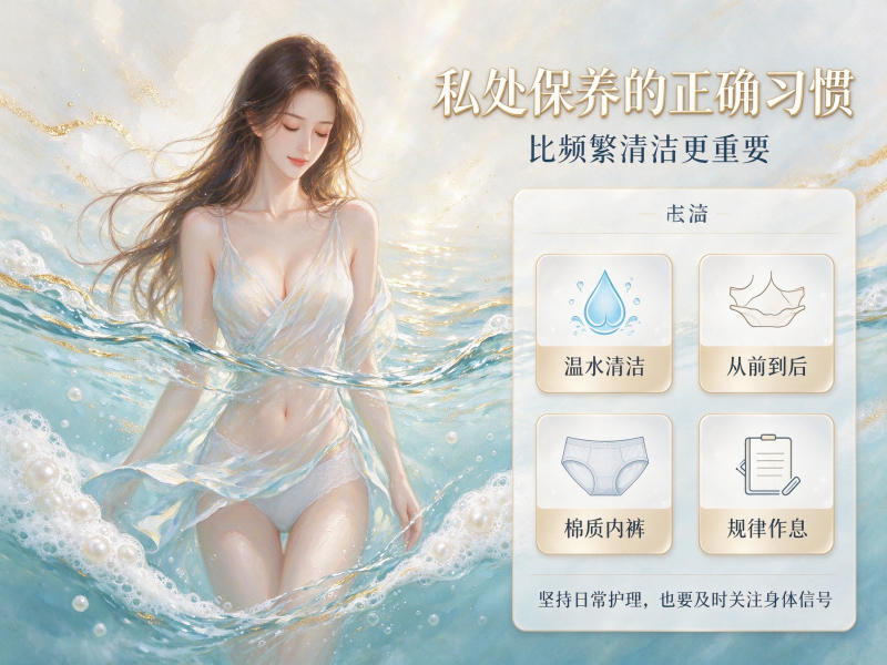 私处保养可以用护理液吗？