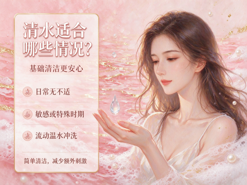私处护理液和清水哪个好？