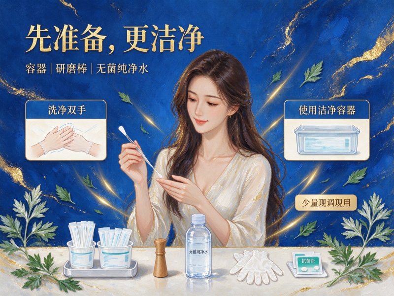 抑菌片如何弄成浆煳状的？