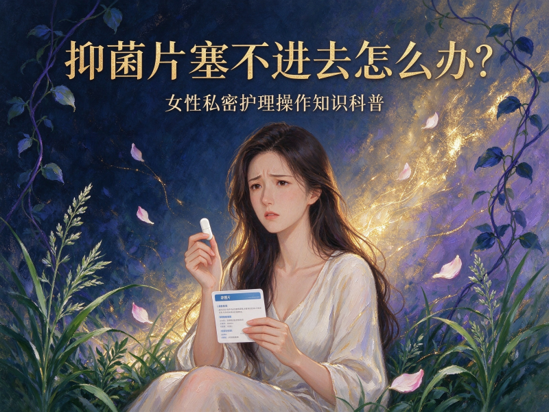抑菌片塞不进去怎么办？