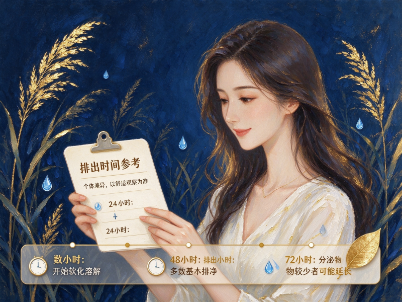抑菌片用完多久能排干净？