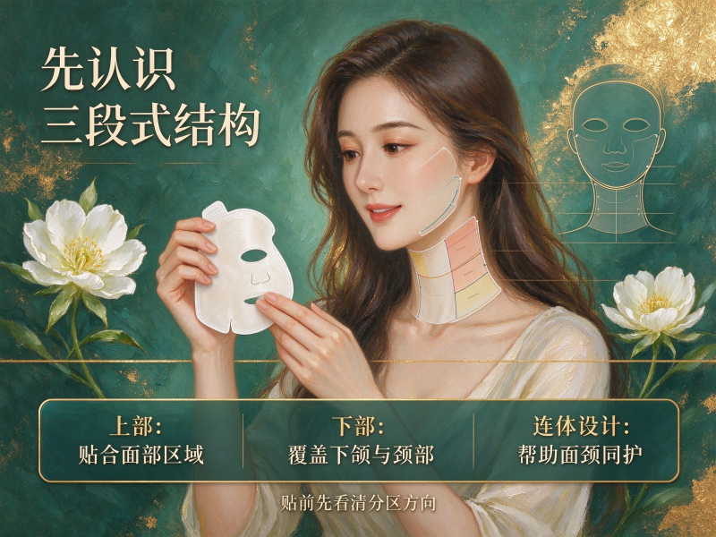 三段式面颈膜的敷贴贴法是什么? 三段式面颈膜的敷贴贴法是什么?