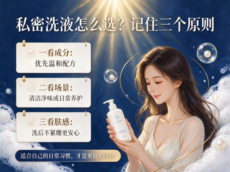 日常护理私密洗液选哪个？